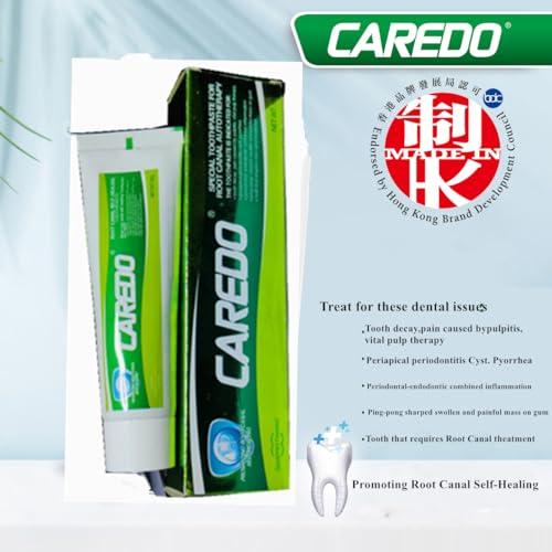 CAREDO CAREDO Gingivitis Toothpaste Avoid Root Canal Pulpitis for Adults, Gingivitis at Home, Gum for Receding Gums with Hydroxyapatite Toothpaste (100g+16g 2pcs)
