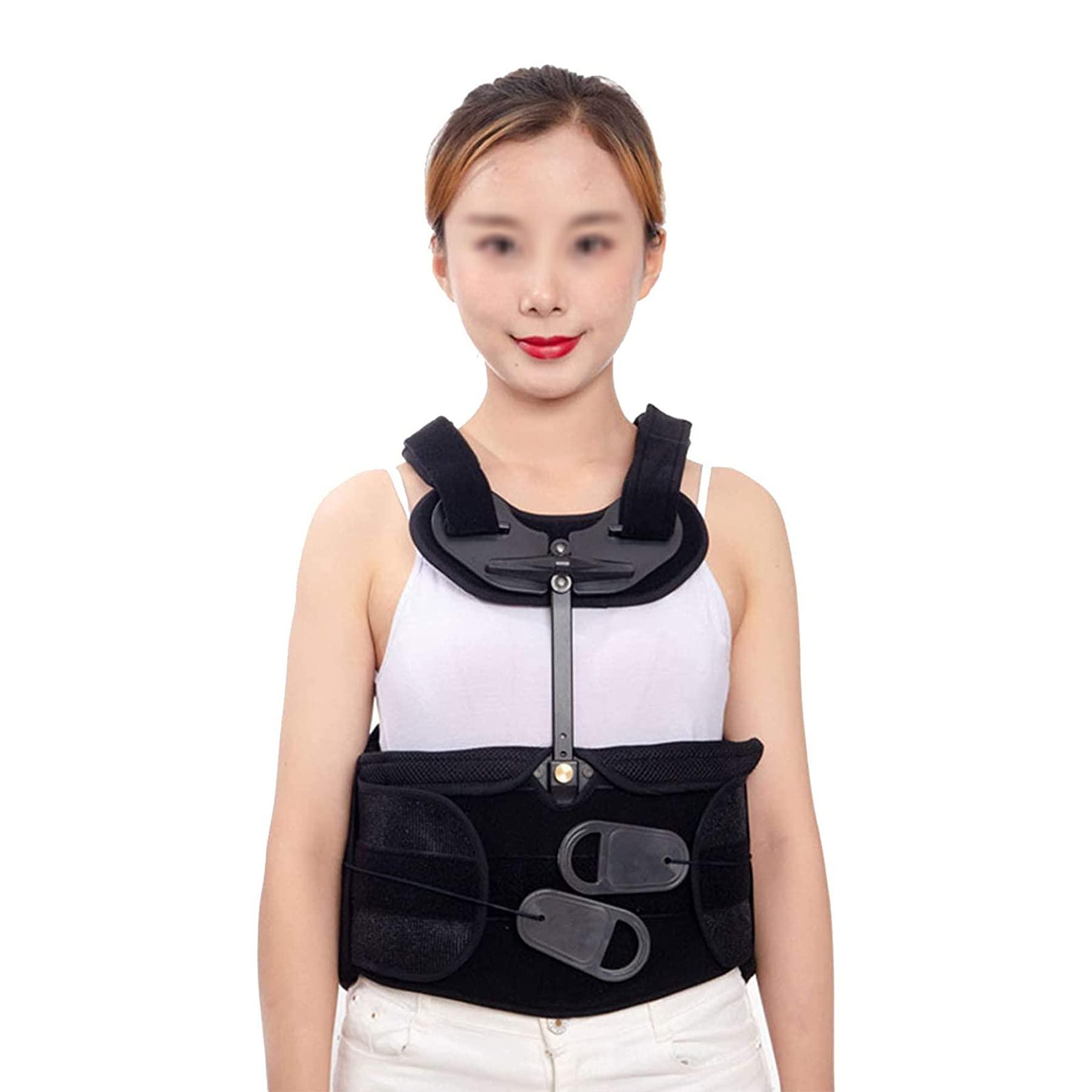 WILLQ Thoracolumbar Fixed Spinal Brace Thoracic and Lumbar Spine Fixed Brace for Fixed Support Scoliosis Posture Adjuster Men Women Lumbar Spine Orthosis Lumbar Spine Orthosis,Small