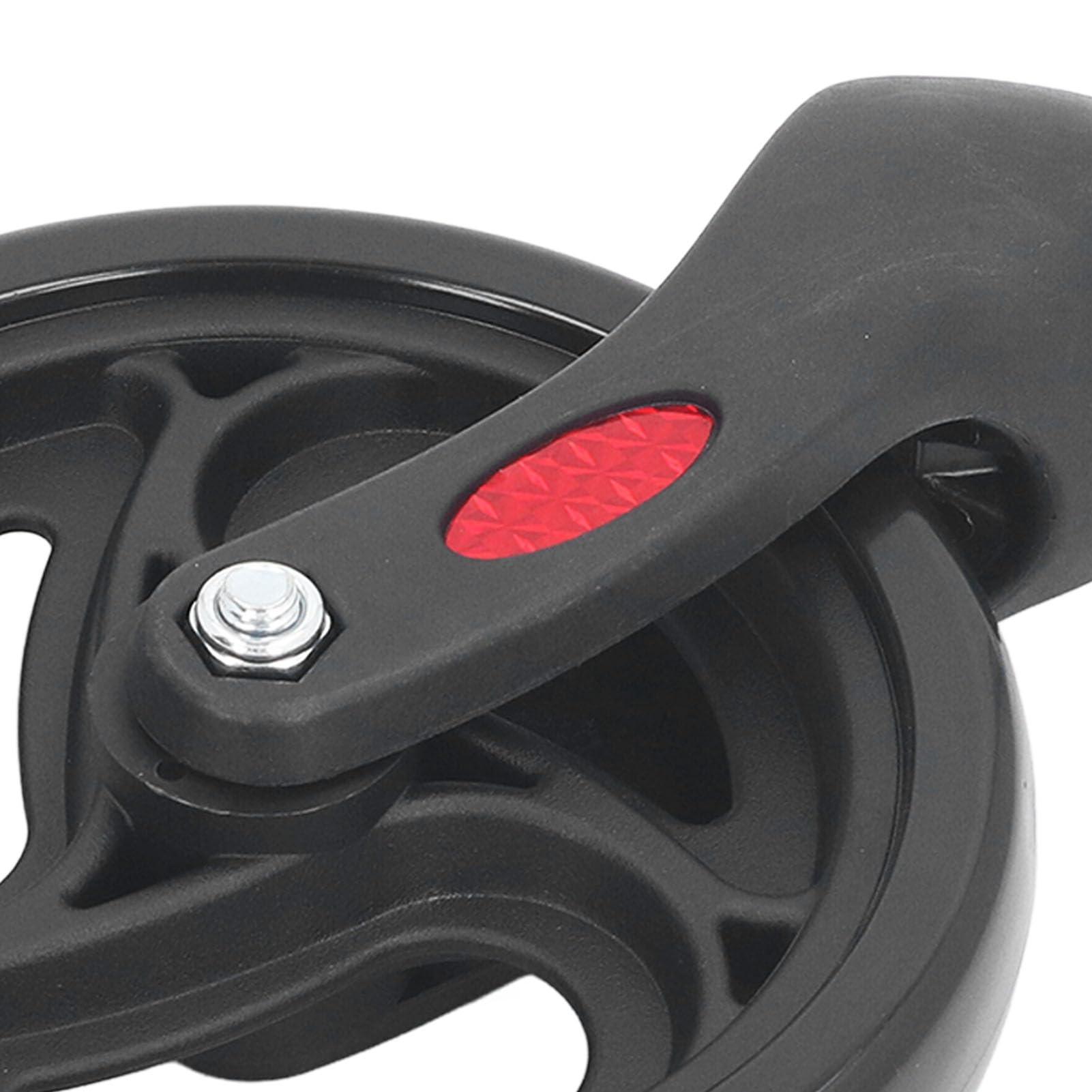 Dioche 6 inch Wheelchair Front Castor Wheel, Heavy Duty Replacement Wheel with Axle, Wide Compatibility