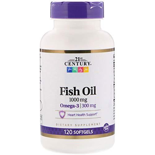 21st Century 21st Century Fish Oil, 1,000 mg, 120 Softgels