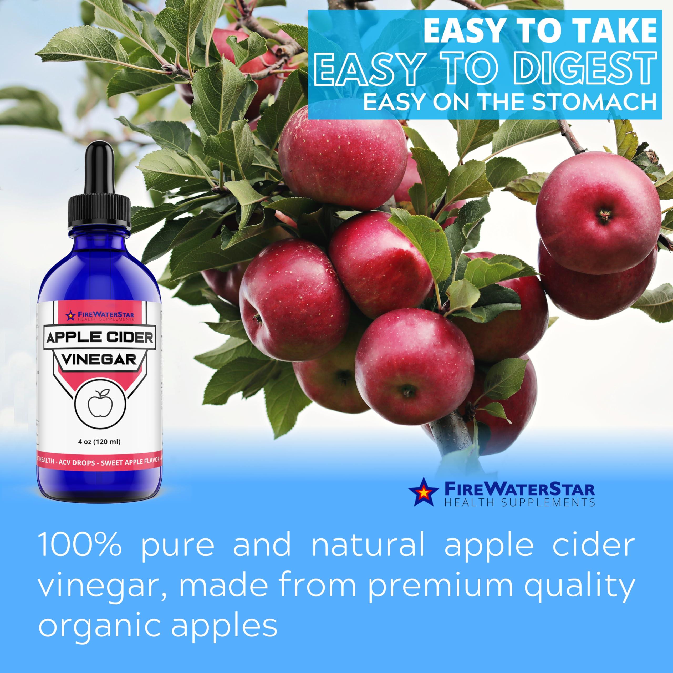 FIREWATERSTAR HEALTH SUPPLEMENTS FIREWATERSTAR HEALTH SUPPLEMENTS Liquid Vitamin C with Zinc and Apple Cider Vinegar Bundle