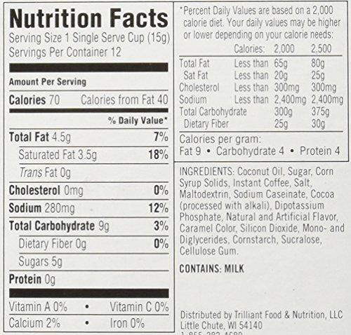 Indulgio Indulgio Cappuccino, Sweet & Salty Caramel, 12-Count Single Serve Cup