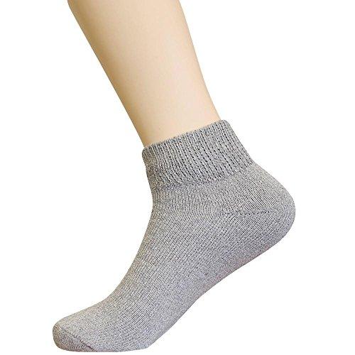 ATB 3 Pair Diabetic Ankle Circulatory Socks Health Support Mens Loose Fit Size 9-11