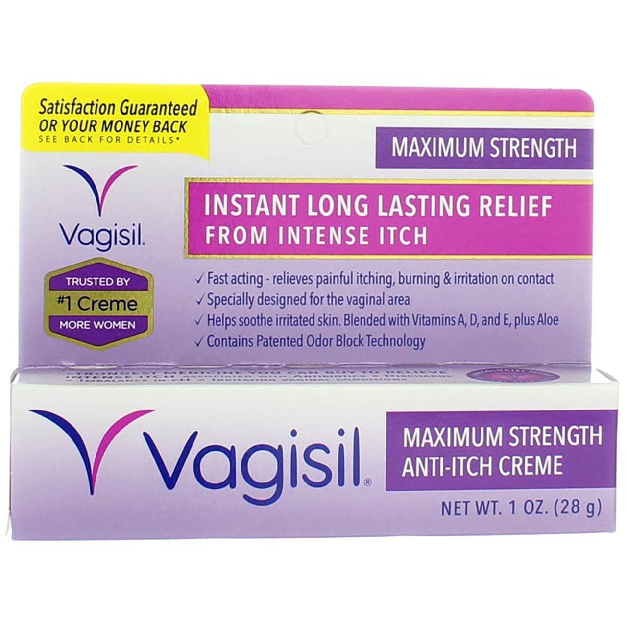 Vagisil Vagisil Medicated Anti-Itch Creme Maximum Strength - 1oz, Pack of 6