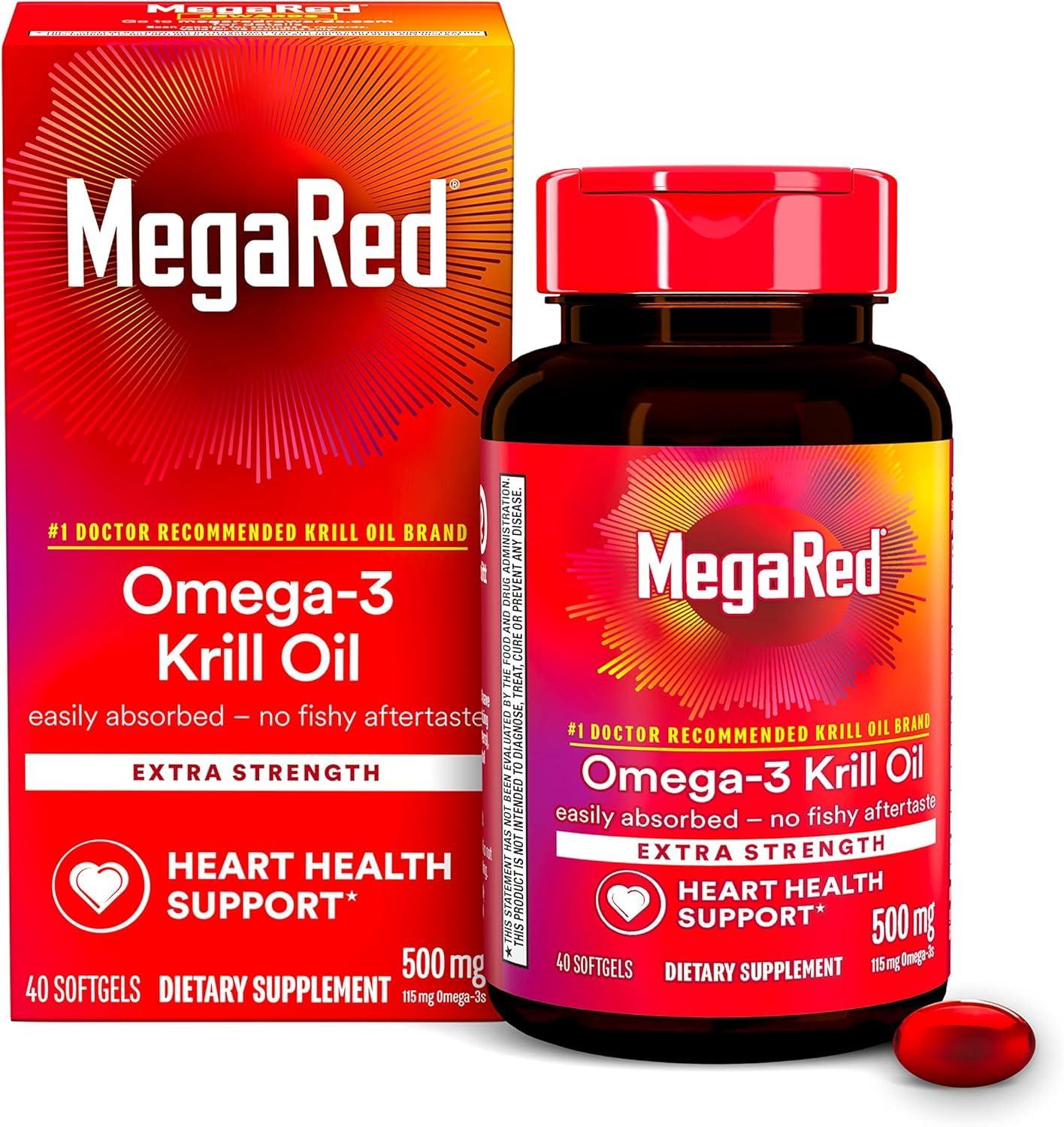 Schiff Schiff MegaRed Softgels, Extra Strength, 45 Count