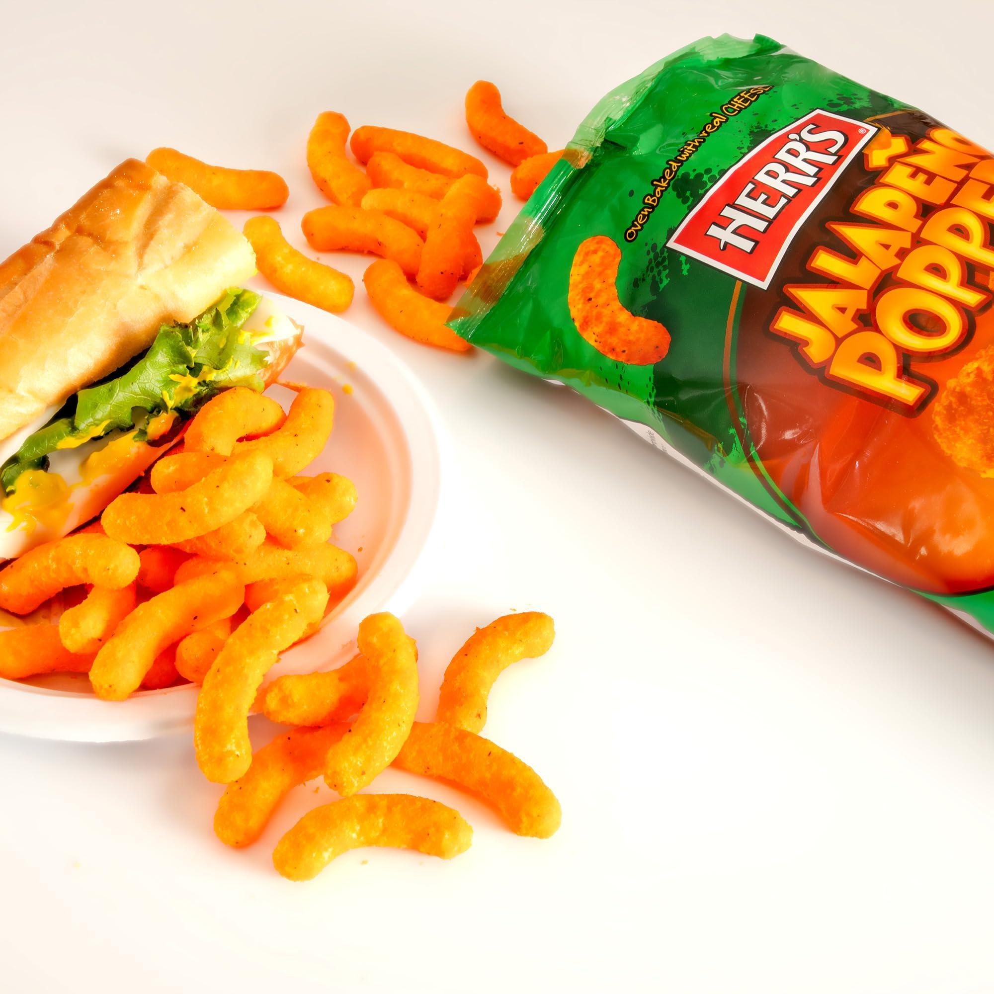 Herr\'s Herr\'s Jalapeno Poppers Cheese Curls 7oz 12 count