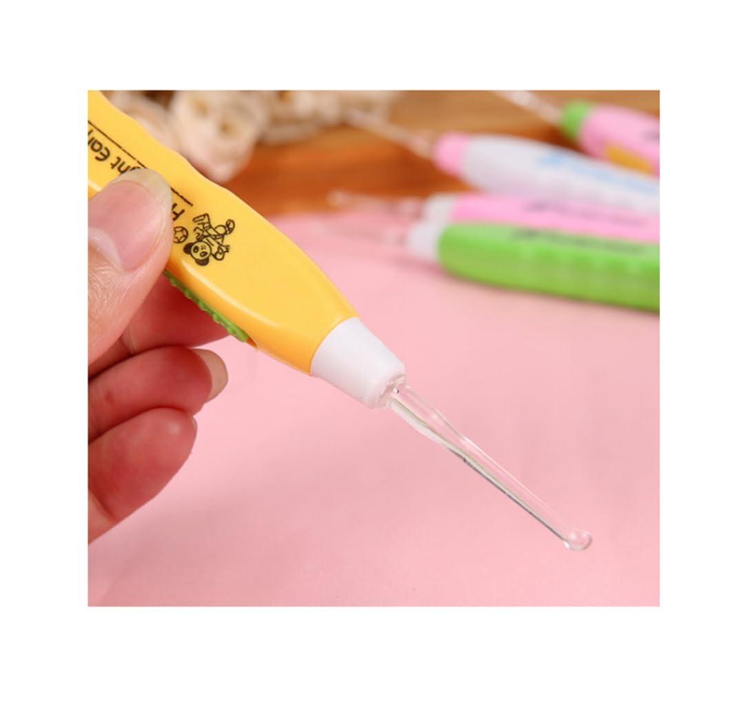 Generic 2 PCS LED Ear Spoon Flash Ear Wax Pick Remover Tool Ear Cleaner for Earwax Removal