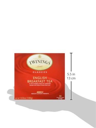 Twinings Twinings English Breakfast Tea, Tea Bags, 50 ct