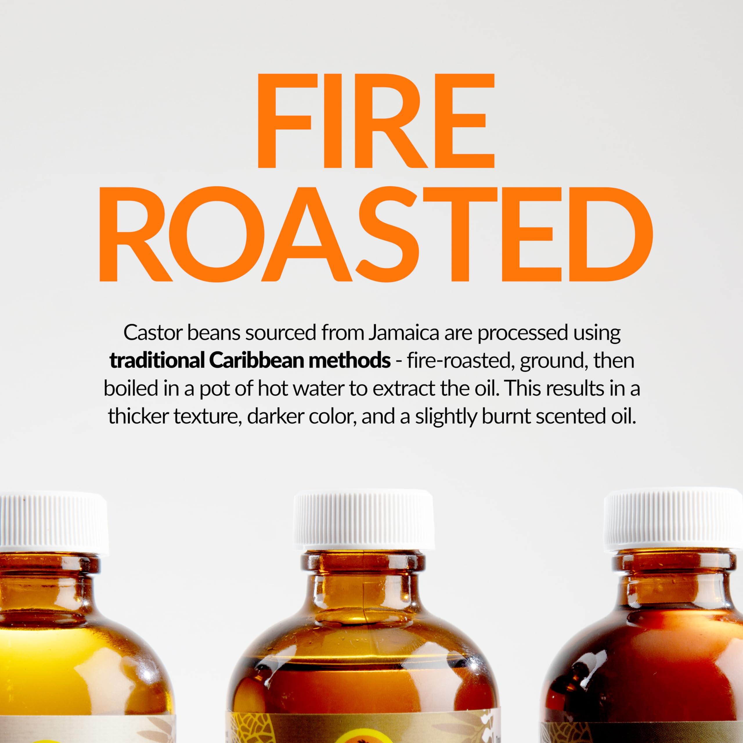 Tropic Isle Living Tropic Isle Living Jamaican Black Castor Oil 8oz | Rich in Vitamin E, Omega Fatty Acids & Minerals | For Hair Growth Oil, Skin Conditioning, Eyebrows & Eyelashes, Scalp and Nail Care