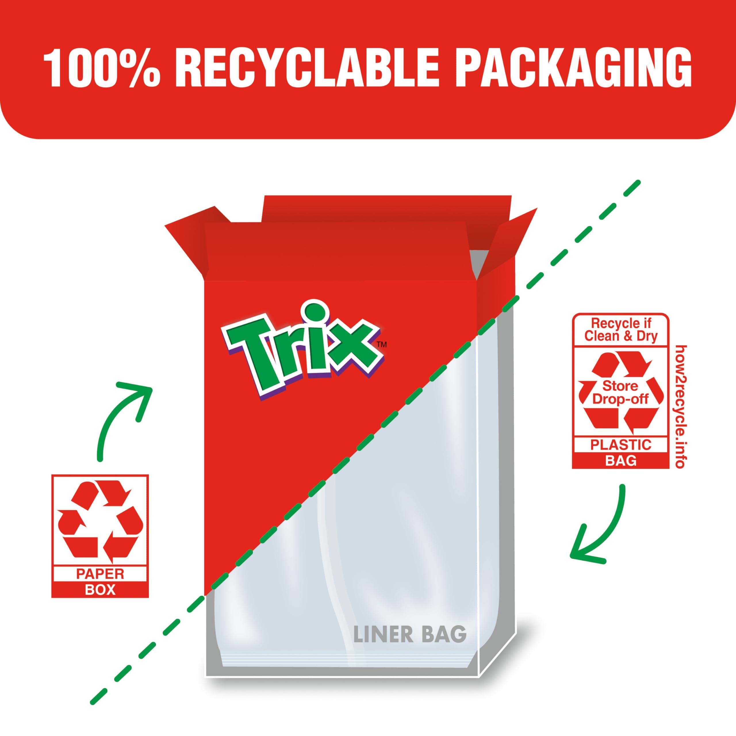 Trix Trix Fruity Breakfast Cereal, 6 Fruity Shapes, Whole Grain, 10.7 OZ