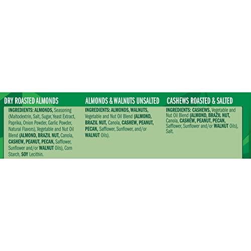 Emerald Emerald Nuts Mixed Nuts Variety Pack 18ct (1-Pack) , 100-Calorie Individual Packs , Features Dry Roasted Almonds, Natural Almonds & Walnuts, and Roasted & Salted Cashews