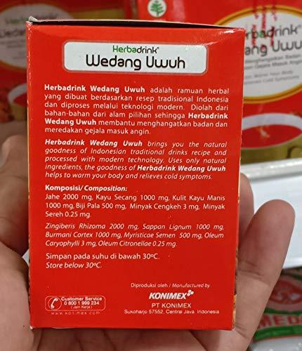 Herbadrink Herbadrink Wedang Uwuh Powder 5-ct, 90 Gram (2 Packs)