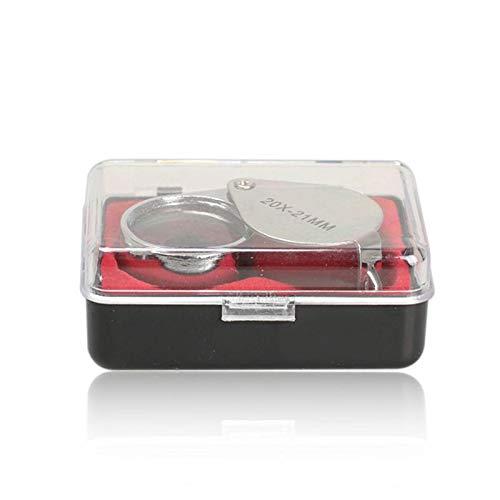 FLaig FLaig Magnifying glassMini 20X-21 mm Loupe Magnifier Magnifying Triplet Jewelers Eye Glass Jewelry Diamond Magnifying Glass Magnifying (Color : 20 X 21mm)