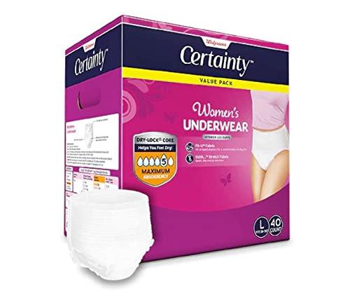 Certainty Walgreens Certainty Women's Underwear, Maximum Absorbency X-Large XL (16 ea)