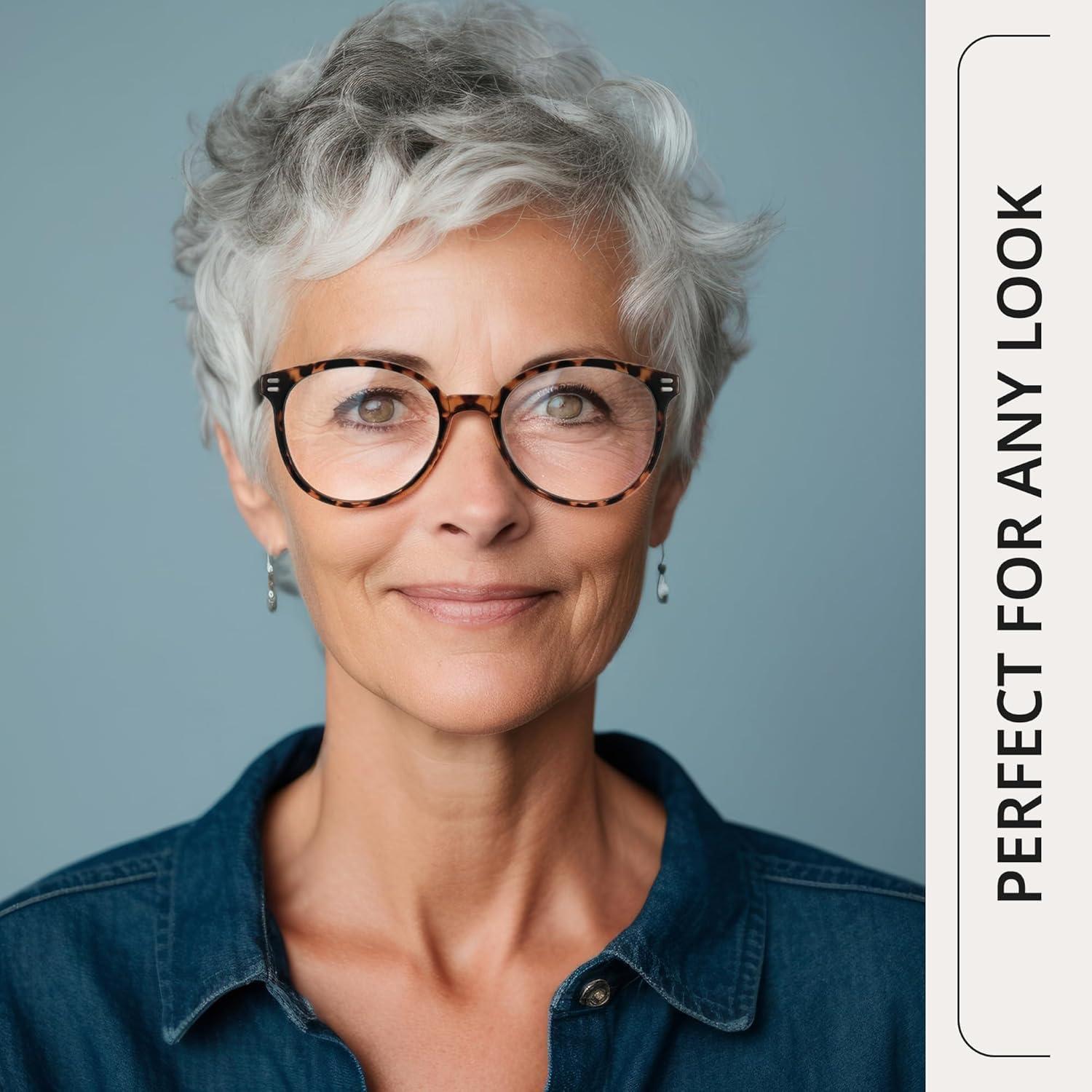 GIBLOGO GIBLOGO Reading Glasses for Women/Reading Glasses Men Eye Glasses Blue Light Reading Glasses Cheaters Eyeglasses