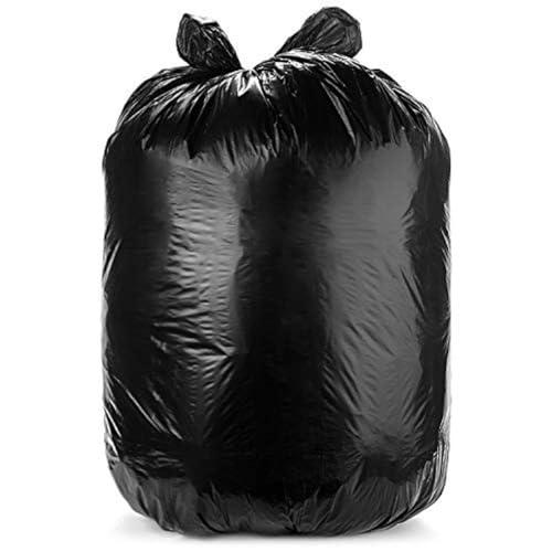 Aluf Plastics Aluf Plastics CXP Series 12-16 Gallon Trash Can Liners (1000 Count) - 24\" x 33\" - Thick 1.25 MIL (eq) Black Trash Bags for Contractors, Outdoor, Industrial, Commercial, Recycling and More