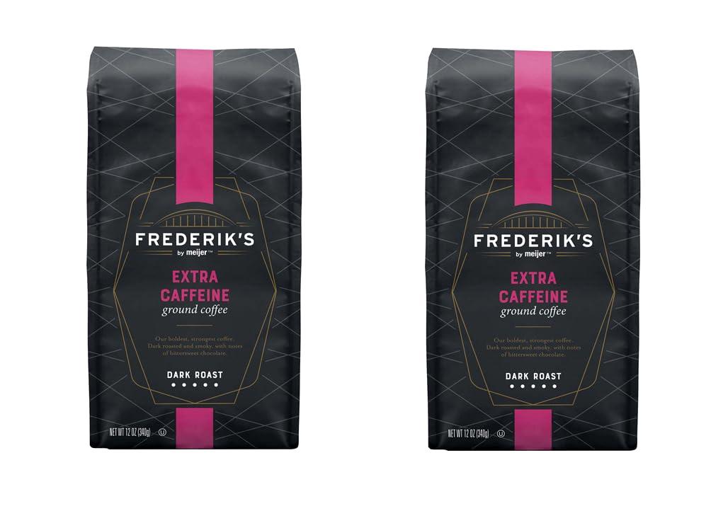 Generic Pack of 2 Extra Caffeine Ground Coffee, 12 oz