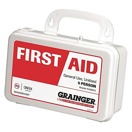 ZORO SELECT First Aid Kit, Plastic, 5 Person