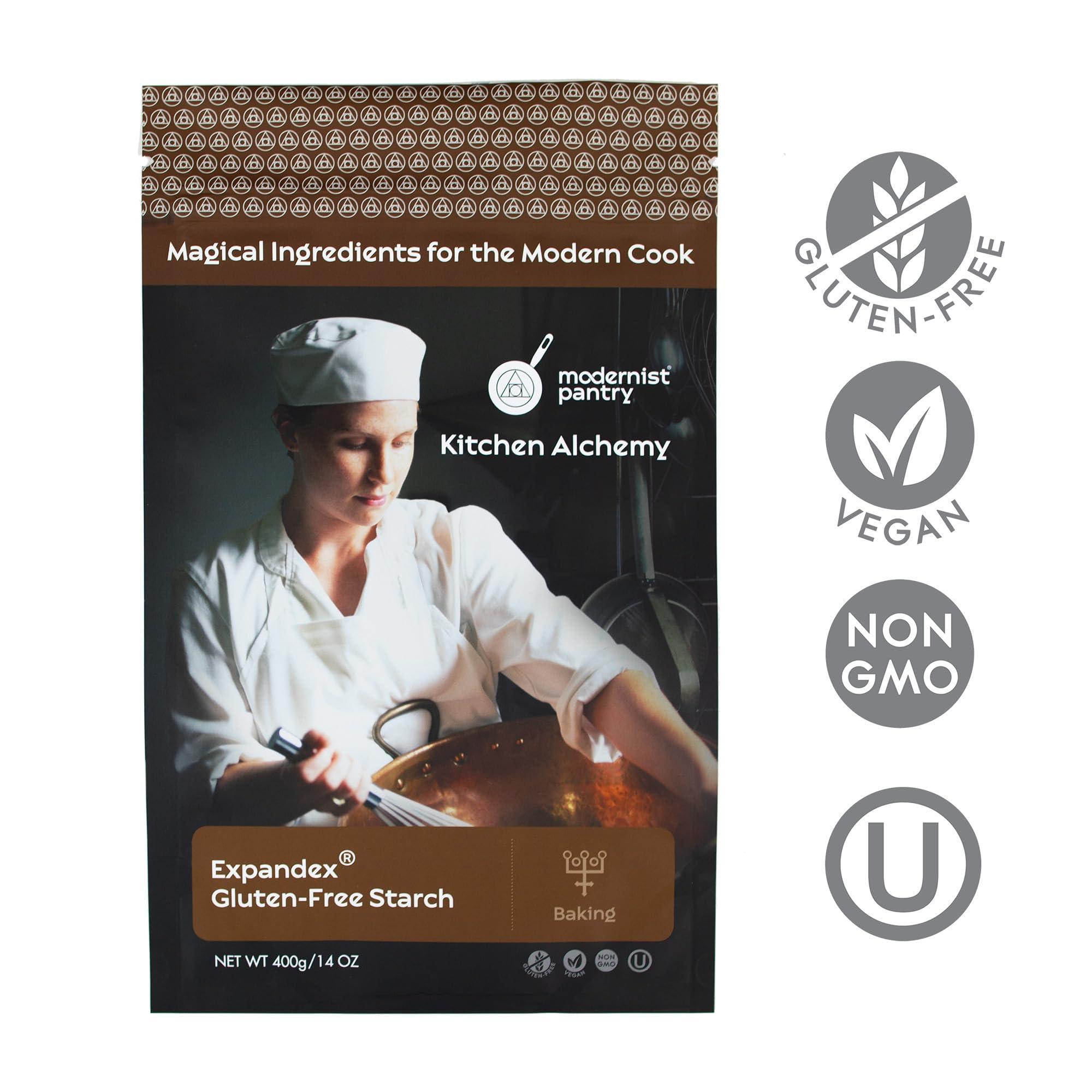 Modernist Pantry Improved Expandex GF Tapioca Starch - 400g/14oz Non-GMO Gluten-Free Vegan OU Kosher Certified (Perfect for Gluten-Free Baking)