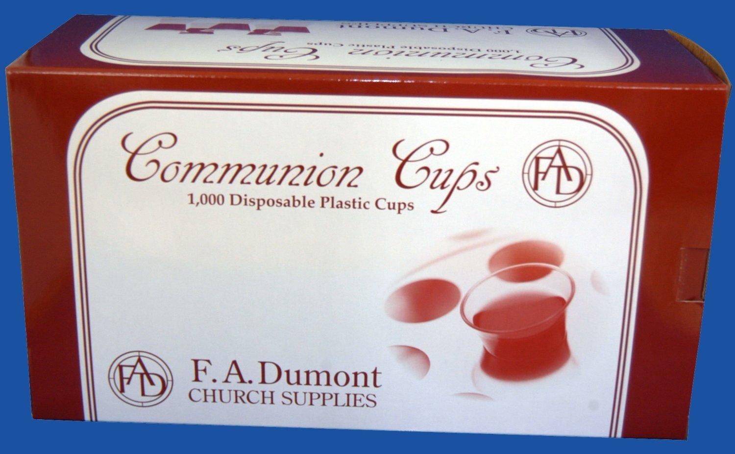 FA Dumont Communion Cups Disposable Communion Cups - Box of 1000