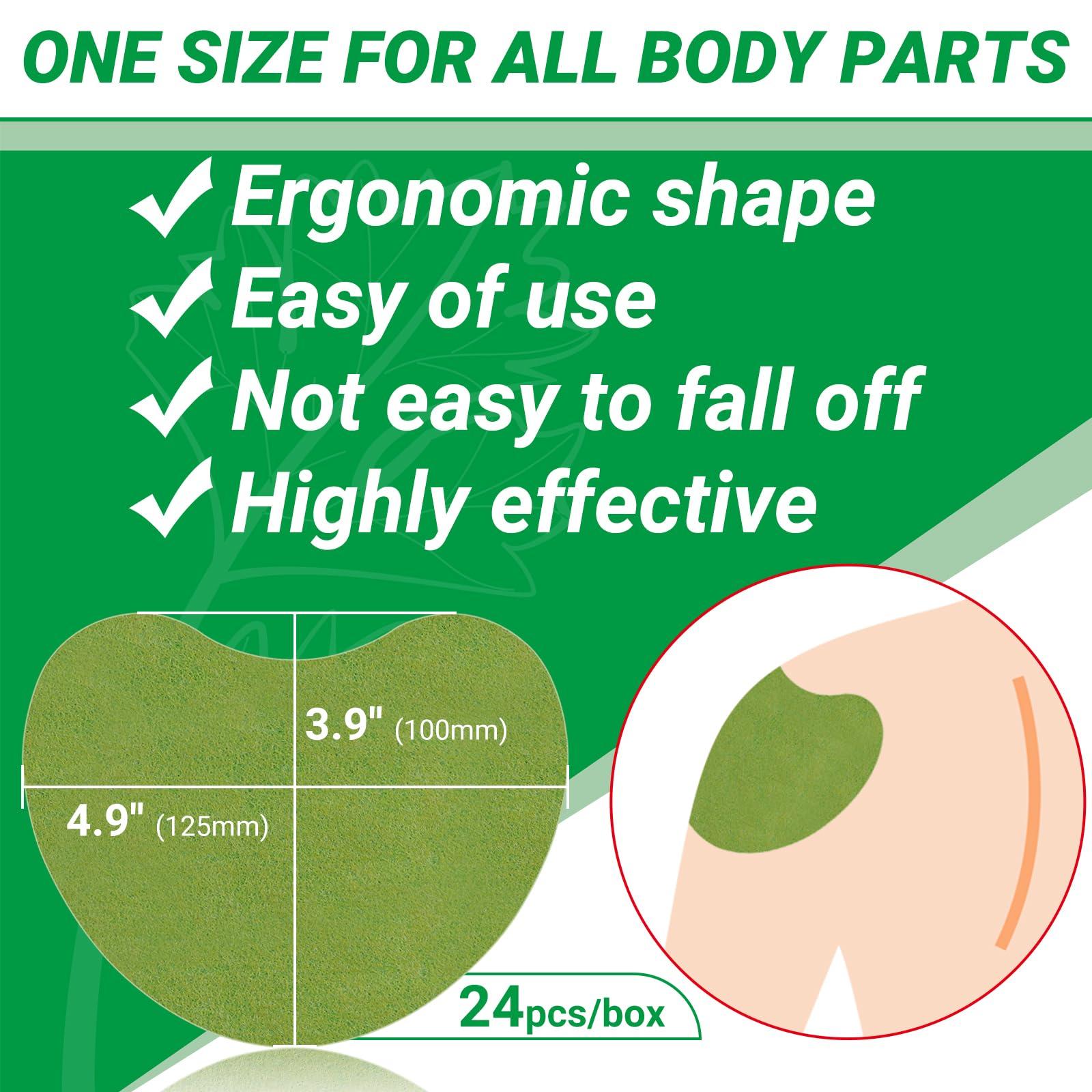 ishancare iShanCare Shoulder Patches - 24 Count Warming Herbal Plaster Maximum Strength Heat Patches, 8 Hours Deep Heating Extra Strength Joint Patch of Shoulder, Knee, Back, Neck