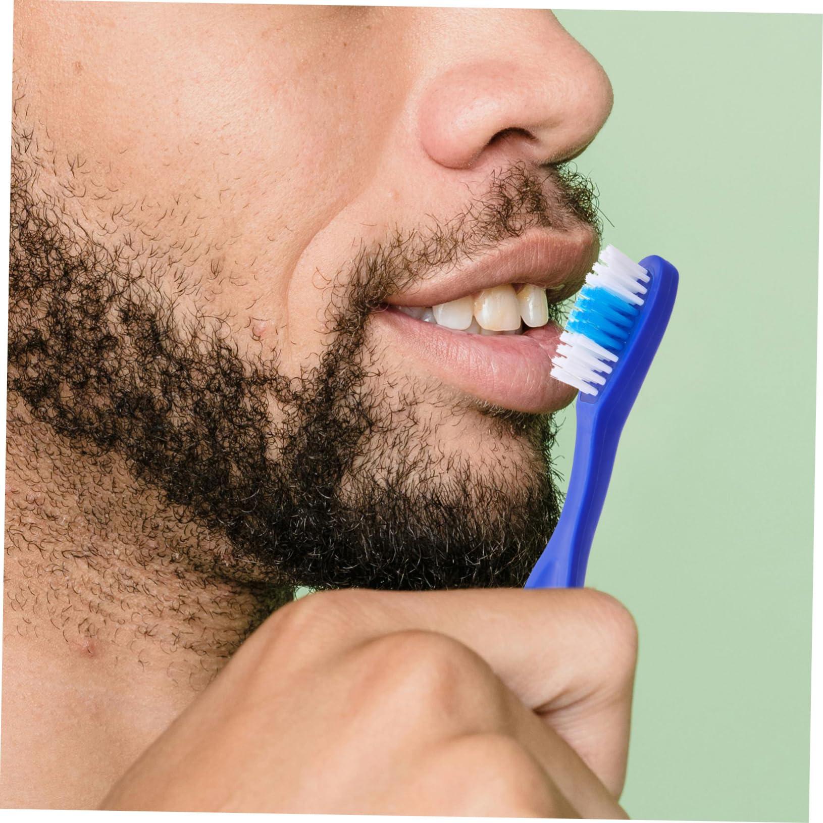 COOLHIYA COOLHIYA 10pcs Prison Toothbrush Tooth Brush Small Toothbrush Mini Toothbrush Portable Toothbrushes Soft Bristles Toothbrushes Oral Cleaning Brush Set Soft Nylon Travel Short Handle