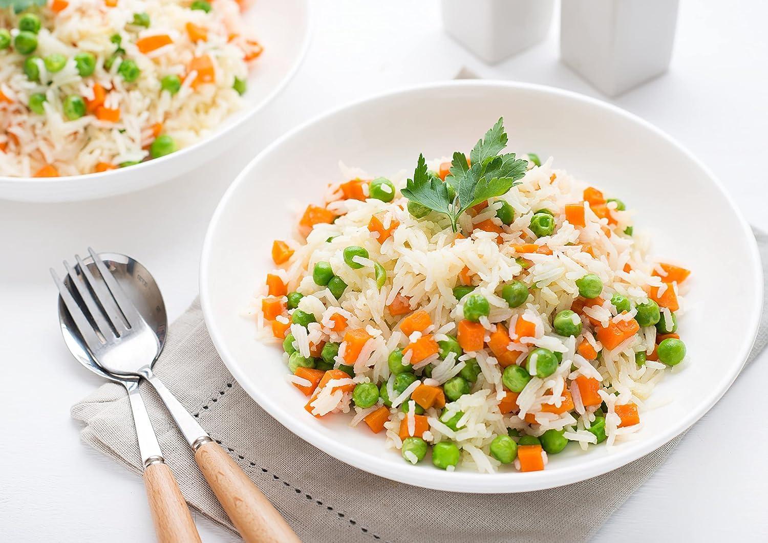 Food to Live Food to Live Long Grain White Rice, 5 Pounds Raw, Vegan, Kosher. Easy to Cook. Stays Separate and Fluffy. Rich in Iron and Low in Fat. Great as Side Dish. Perfect for Stuffing, Pilafs, and Salads