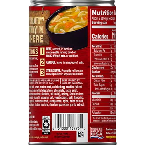 Campbell's Campbell's Chunky Soup, Healthy Request Chicken Noodle Soup, 18.8 Ounce Can (Case Of 12)