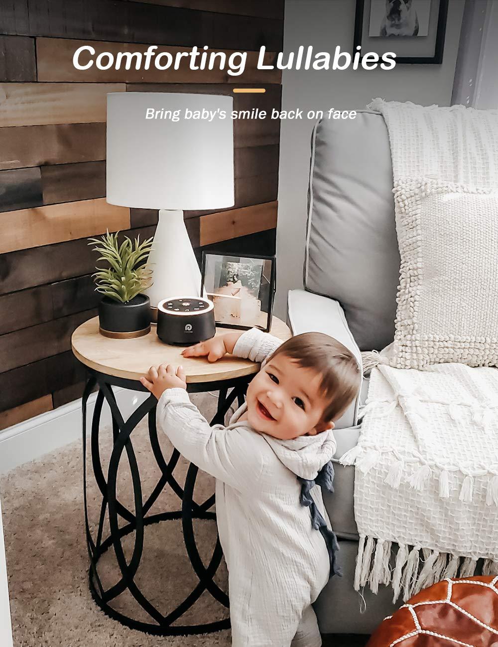 Dreamegg Dreamegg D11 Bundle with D1 White Noise Machine, Sound Machine for Baby Kid Adult, with 24 Calming Sound, Ambient Nightlight, Continuous or Timer, Loud Sleep Machine for Home Nursery Office