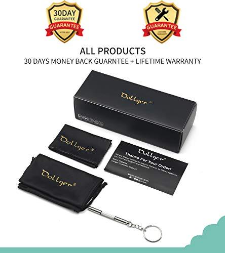 Dollger Dollger Blue Light Blocking Glasses Women Men Square Nerd Eyeglasses Frame Lightweight Computer Glasses Pink