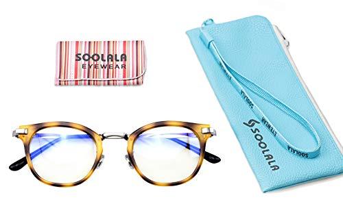 SOOLALA SOOLALA Womens Hot Fashion Cateye Eyeglass Frame Stylish Reading Glasses, Tortoise, 2.5D