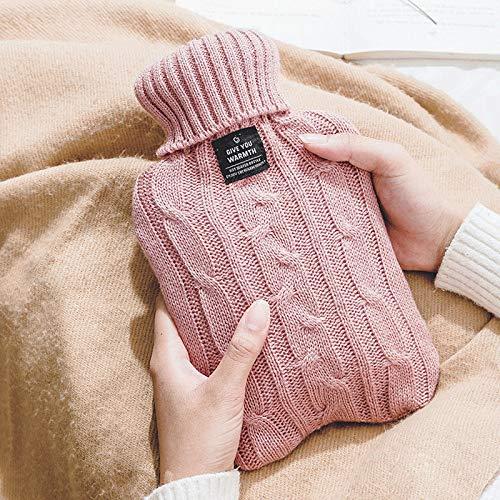 OliviaLiving OliviaLiving Hot Water Bag Hot Water Bottle 2 Liters Heat Up and Refreezable Hot Cold Pack with Knit Cover for Pain Relief Hot Cold Therapy