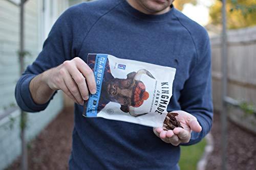 Kingmade Kingmade Beef Jerky Classic Premium Grass Fed Flank Steak Cuts, Gluten Free, Low Sugar & Low Sodium, No MSG Added, Natural Protein Snacks with No Nitrates & Nitrites (3 Pack)