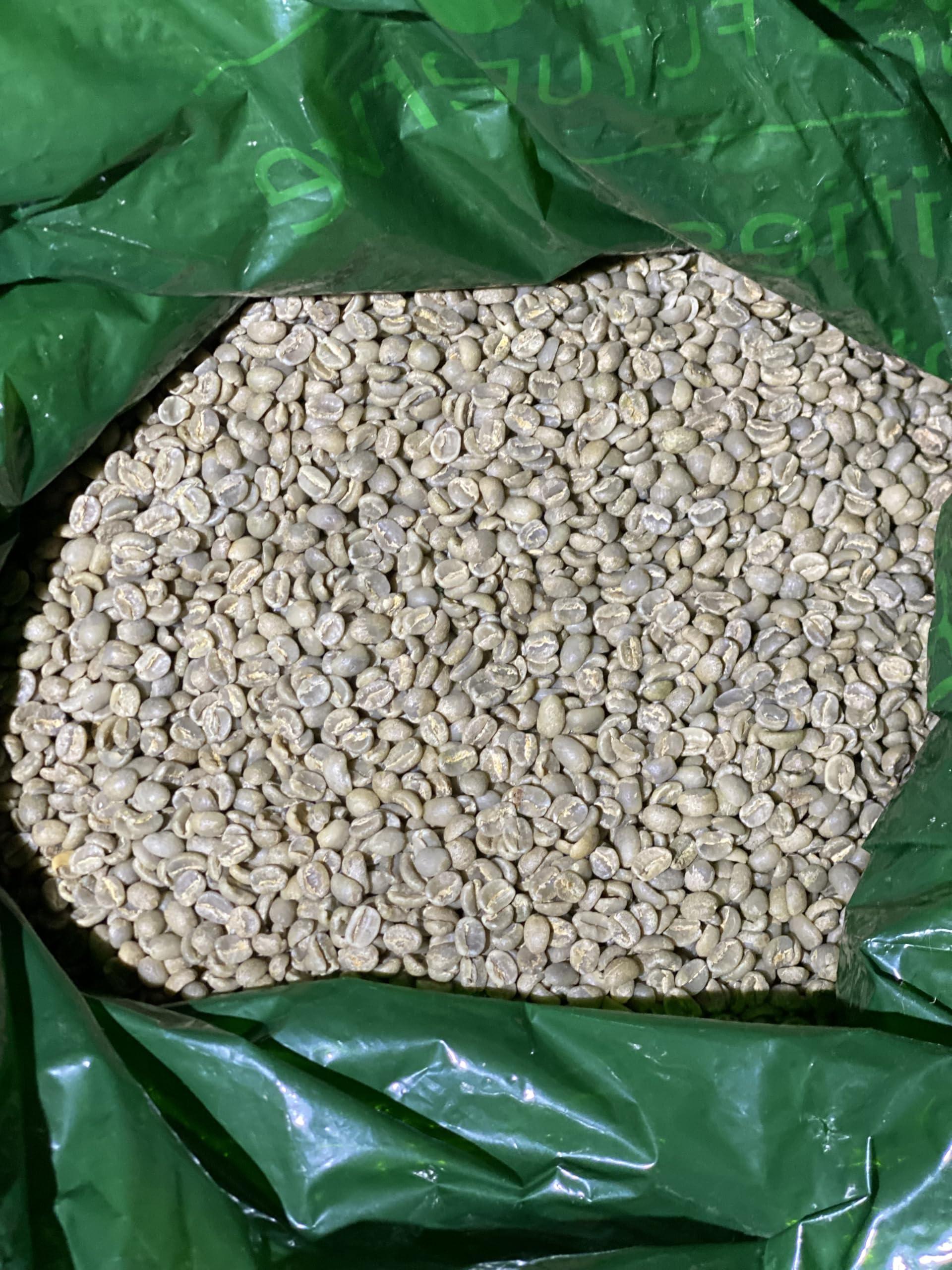 Bahati Coffee Kenya AB Grade Unroasted Green Arabica Coffee Beans from Great Rift Valley - 100% Pure Arabica Coffee Beans With Optimal Flavor Freshness - Handpicked, Washed & Sun Dried - 3 LB