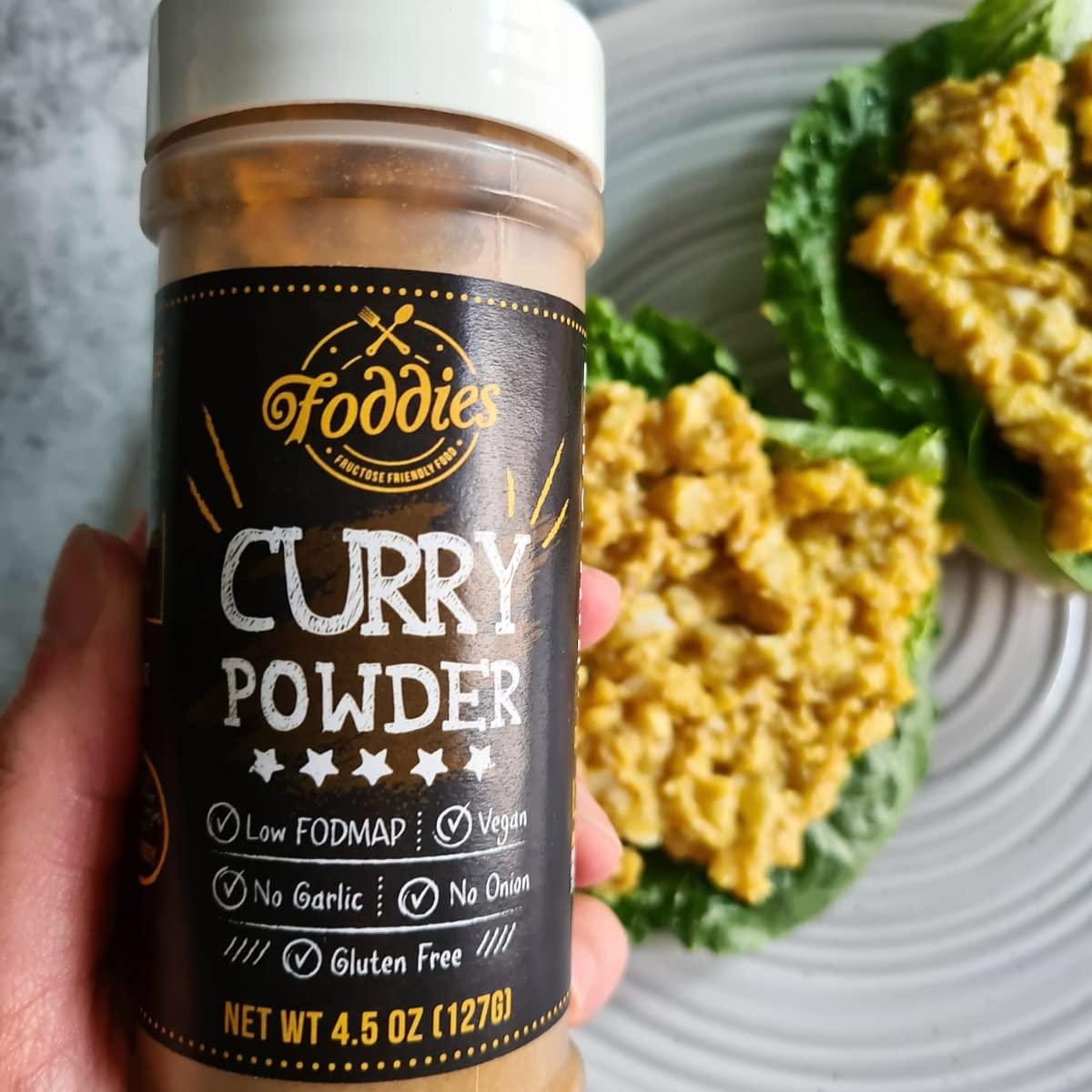 FODDIES FRUCTOSE FRIENDLY FOOD Foddies Curry Powder, Low FODMAP, Gluten Free, No Onion No Garlic, Vegan, Plant Based, IBS Friendly