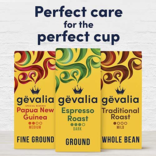 Gevalia Gevalia Espresso Roast Dark Roast Ground Coffee (12 oz Bags, Pack of 6)