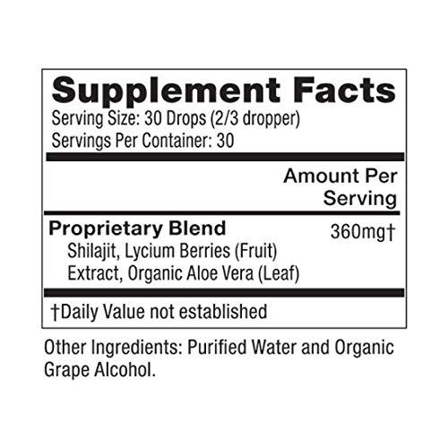 BioProtein Technology BioProtein Technology Hydro Cell , Extremely Clean and Pure Sourced Shilajit Trace Mineral Sublingual Liquid Supplement, 1 Fluid Ounce