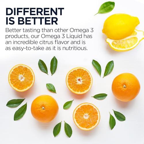 KAL Kal 3.9 G Omega 3 1200/800 Liquid Citrus, 4 Fluid Ounce