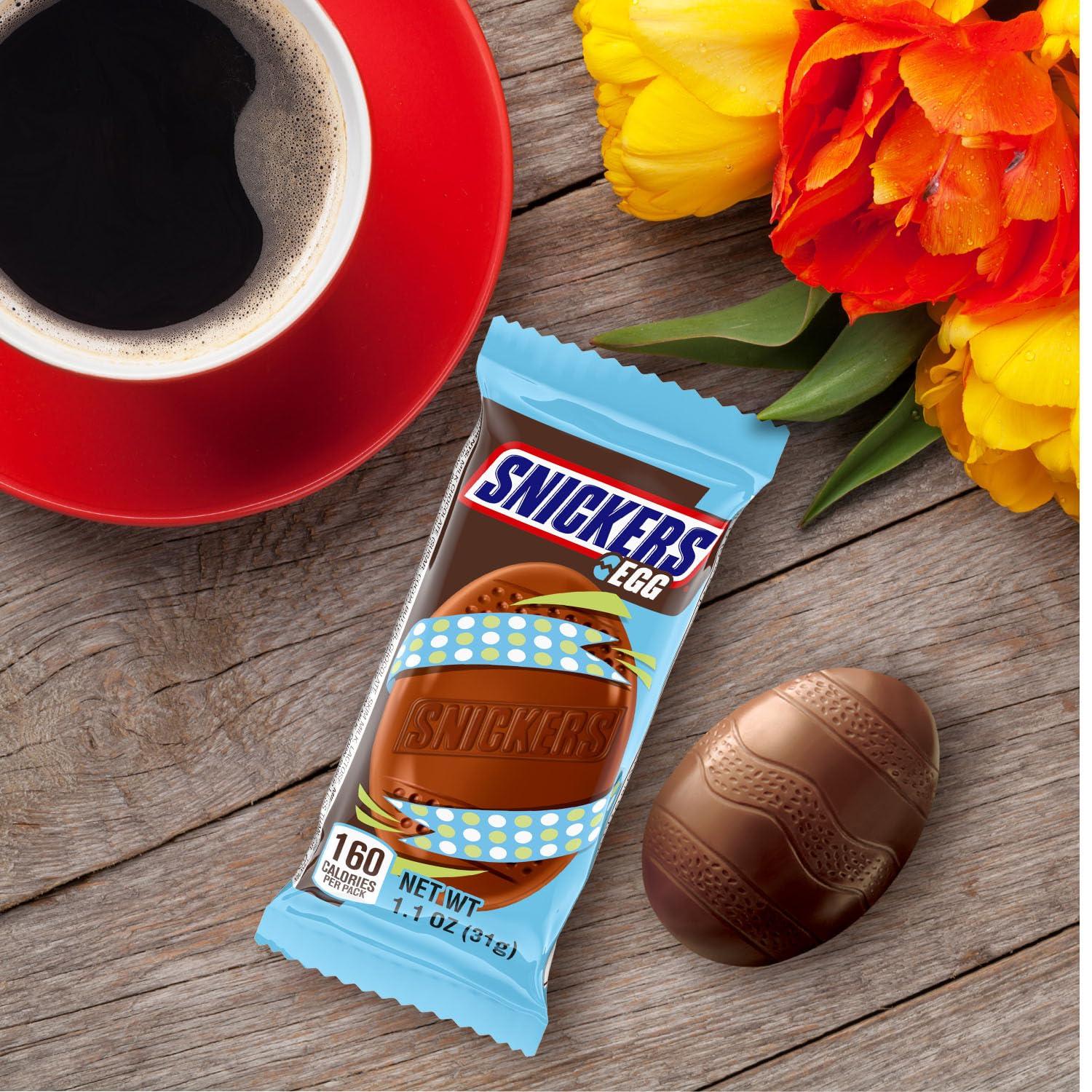 Snickers SNICKERS Easter Eggs Caramel Chocolate Candy Multi-Pack, 6.6 oz, 6 ct