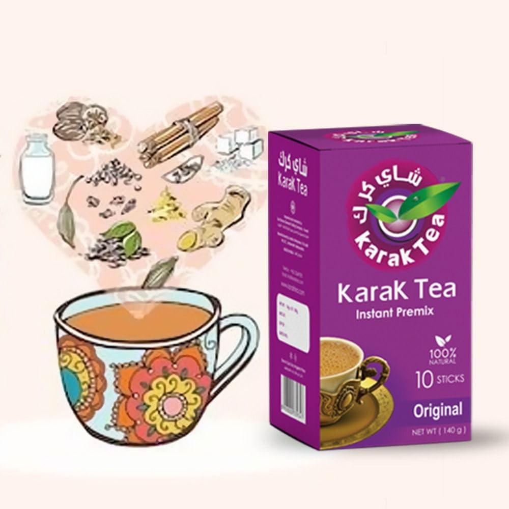 Karak KARAK TEA Premix Powder SACHETS 200 G (Original) each packet 10 sachets
