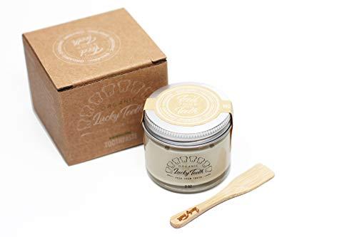 Lucky Teeth Lucky Teeth Organic Toothpaste-All Natural, Remineralizes and Fortifies Teeth and Gums. (2 oz Glass)