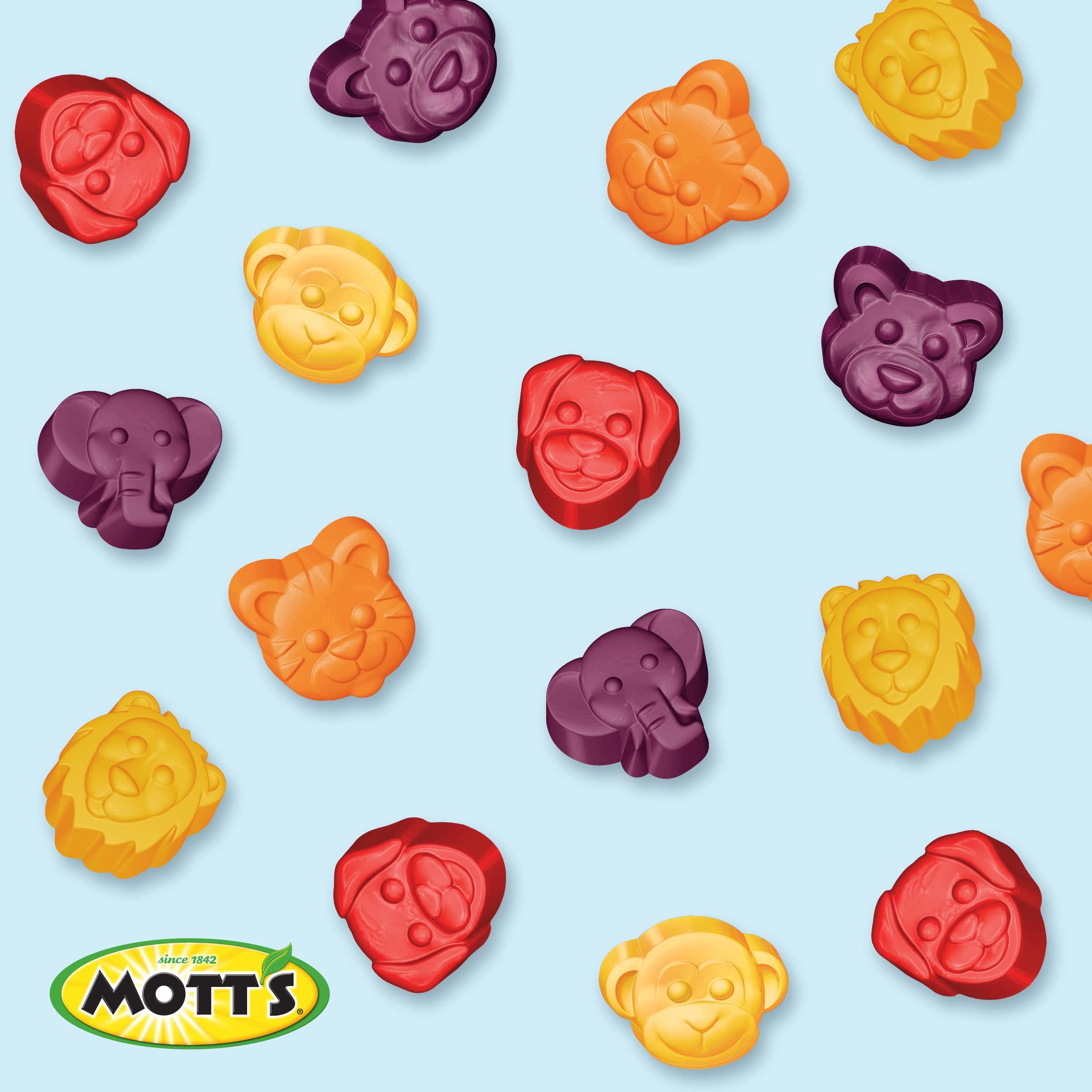 Mott's Mott\'s Animals Fruit Snacks, Family Pack, Assorted Fruit, 32 oz, 40 ct (Pack of 4)