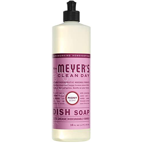 Dish soap Dish soap MRS. MEYER\'S CLEAN DAY Variety Pack, 16 Oz. Includes 6 Scents (Lemon Verbena, Lavender, Basil, Rosemary, Honeysuckle, Peony Scents) Bundle of 6 Items
