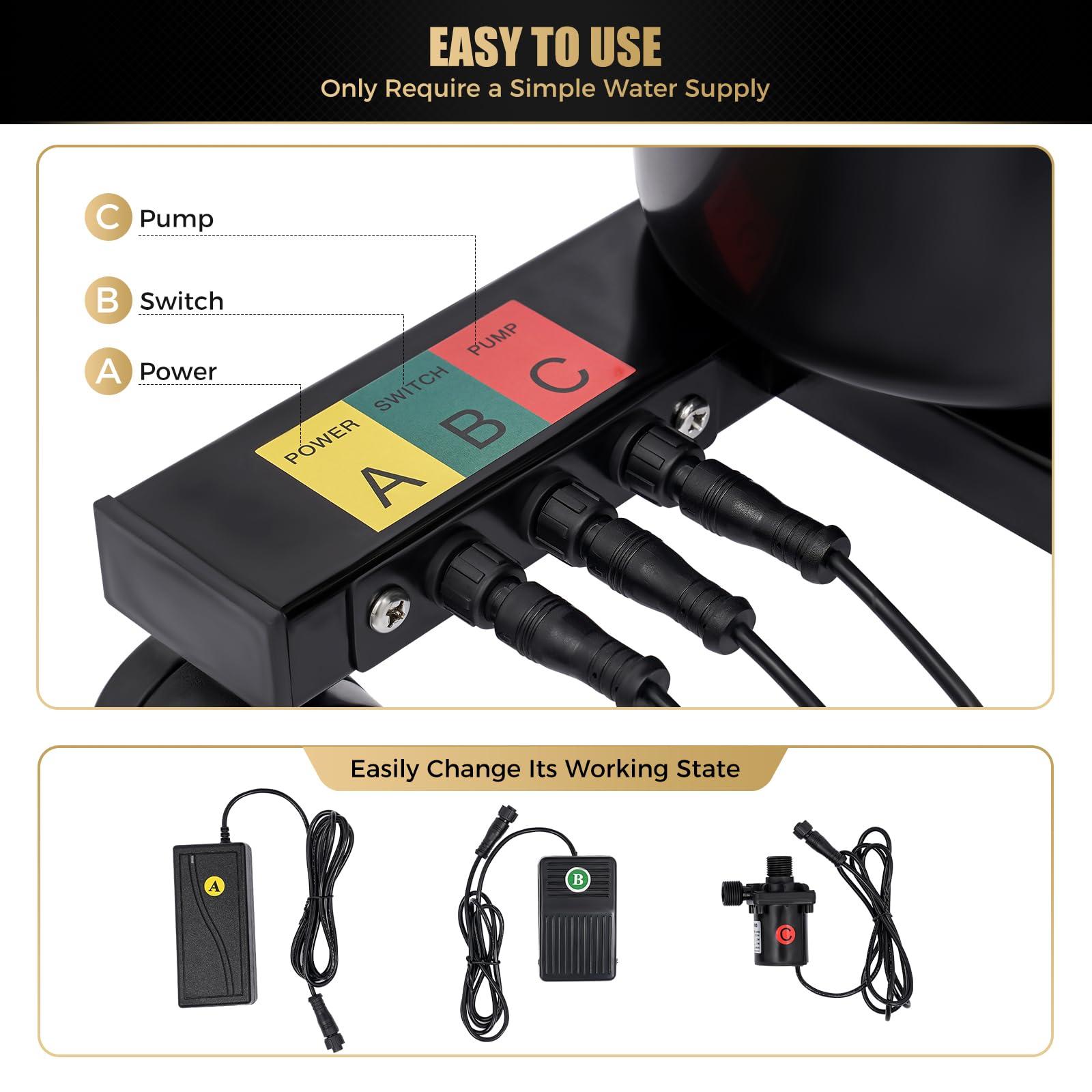 LULUGOGOTOP Portable Salon Shampoo Sink Basin,Hair Stylist Hairdresser Hair Washing Sink Shampoo Wash Bowl w/2 Buckets