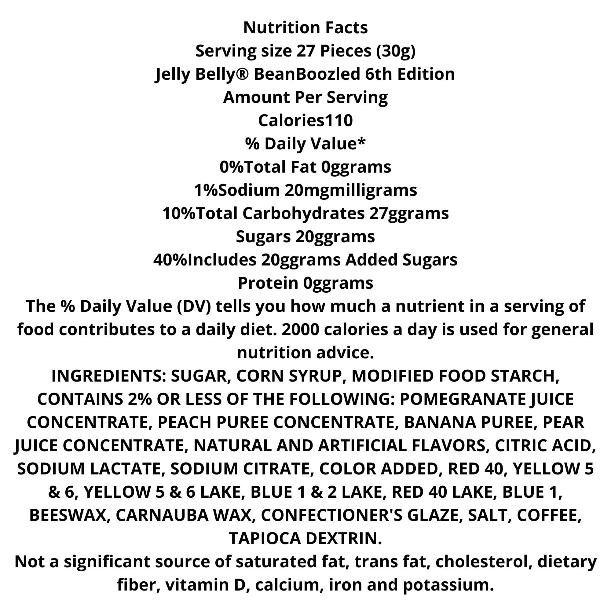 Sweetzo Bean Boozled and Fiery Five 6th Edition Assorted Flavor Jelly Beans, Individually Bagged Weird Flavored Chewy Candies, Refill Bags for Dispensers and Spinner Challenge Games, Set of 2, 1.9 Ounces