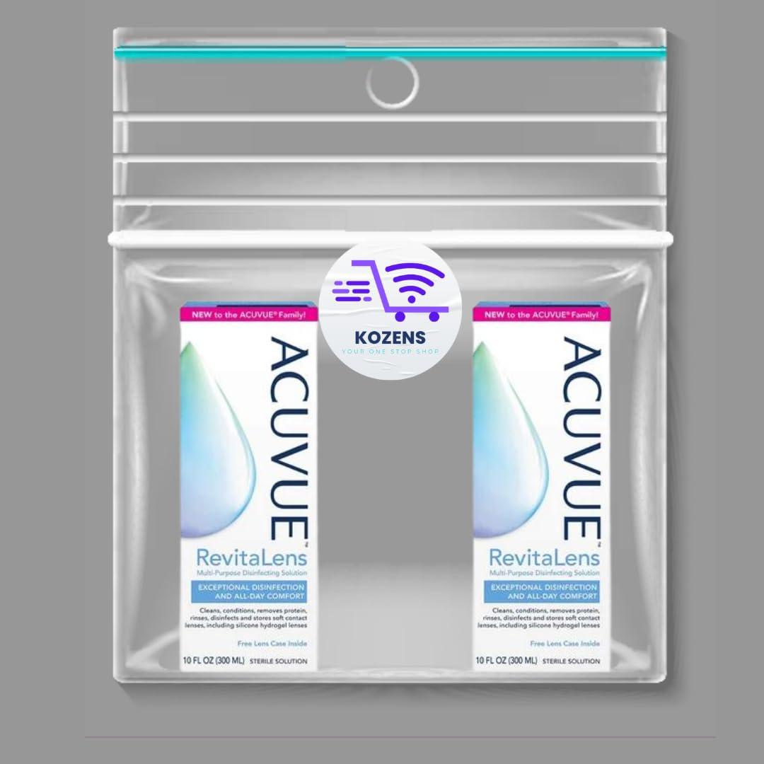 Kozens ACUVUEE Revita-Lens Multi-Purpose Disinfecting Solution (Pack of 2-10oz)