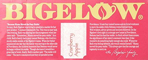 Bigelow Bigelow Cranberry Apple Herbal Tea Bags 28-Count Box (Pack of 1) Cranberry Apple Hibiscus Flavored Herbal Tea Bags All Natural Non-GMO