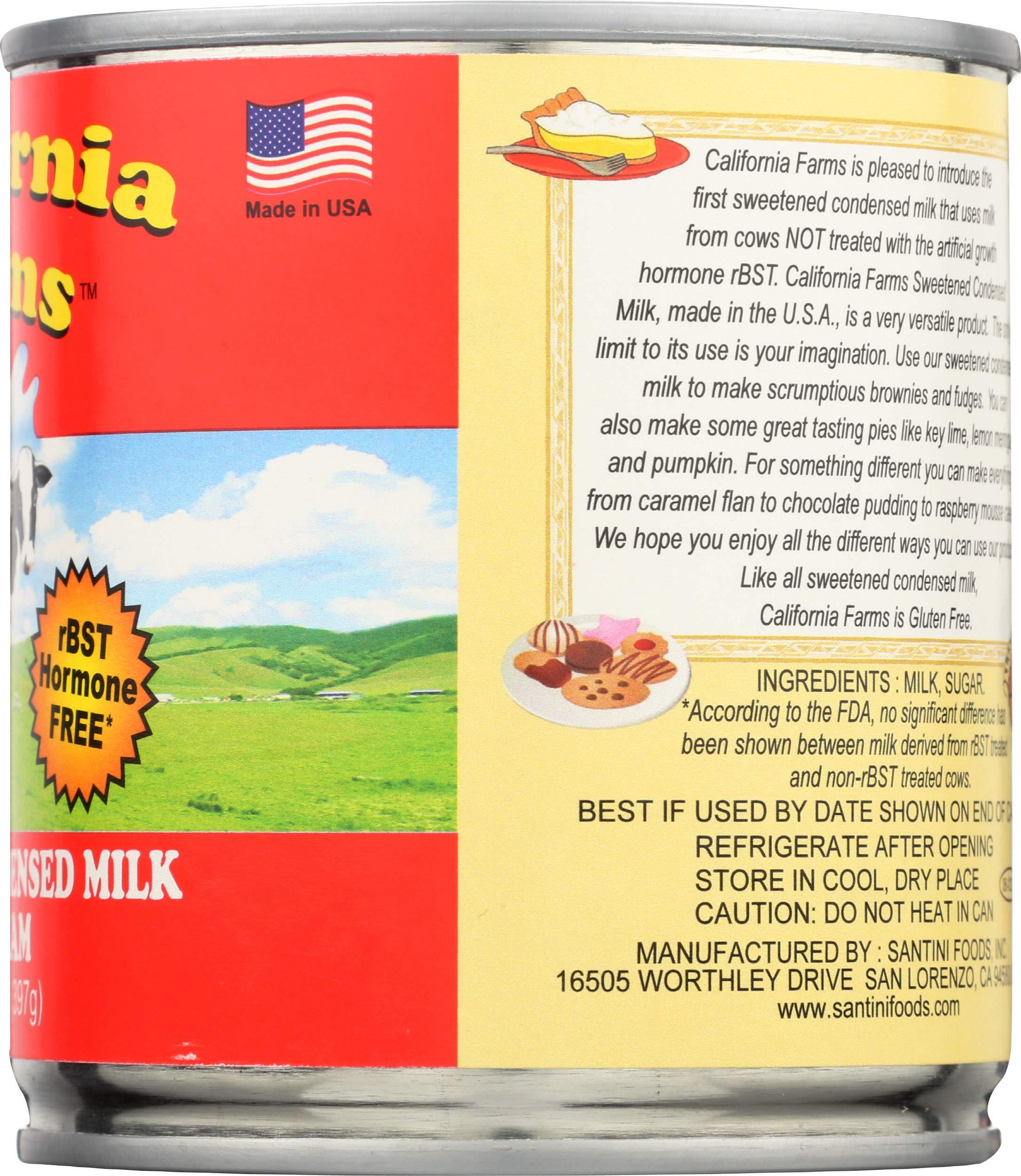 California Farms California Farms Sweetened Condensed Milk - Case of 24 - 14 Fl oz.