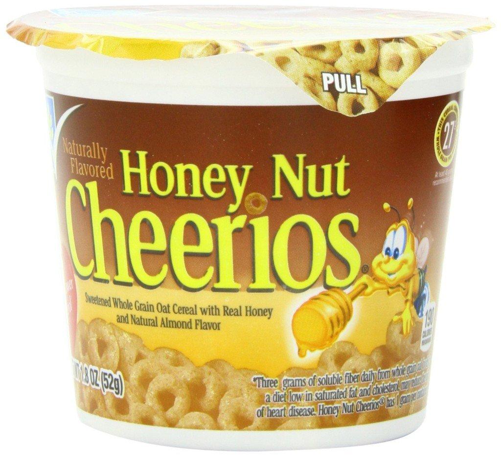 Cheerios General Mills Honey Nut Cheerios Cereal Single-Serve 1.8oz Cup pack of 6