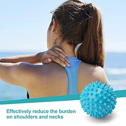 NEBULIZER MACHINE EACO Foot Massage Roller Spiky Ball for Plantar Fasciitis Relief, Trigger Point Muscle Roller in Different Degrees of Hardness for Foot Back Leg Hand PLA Relax